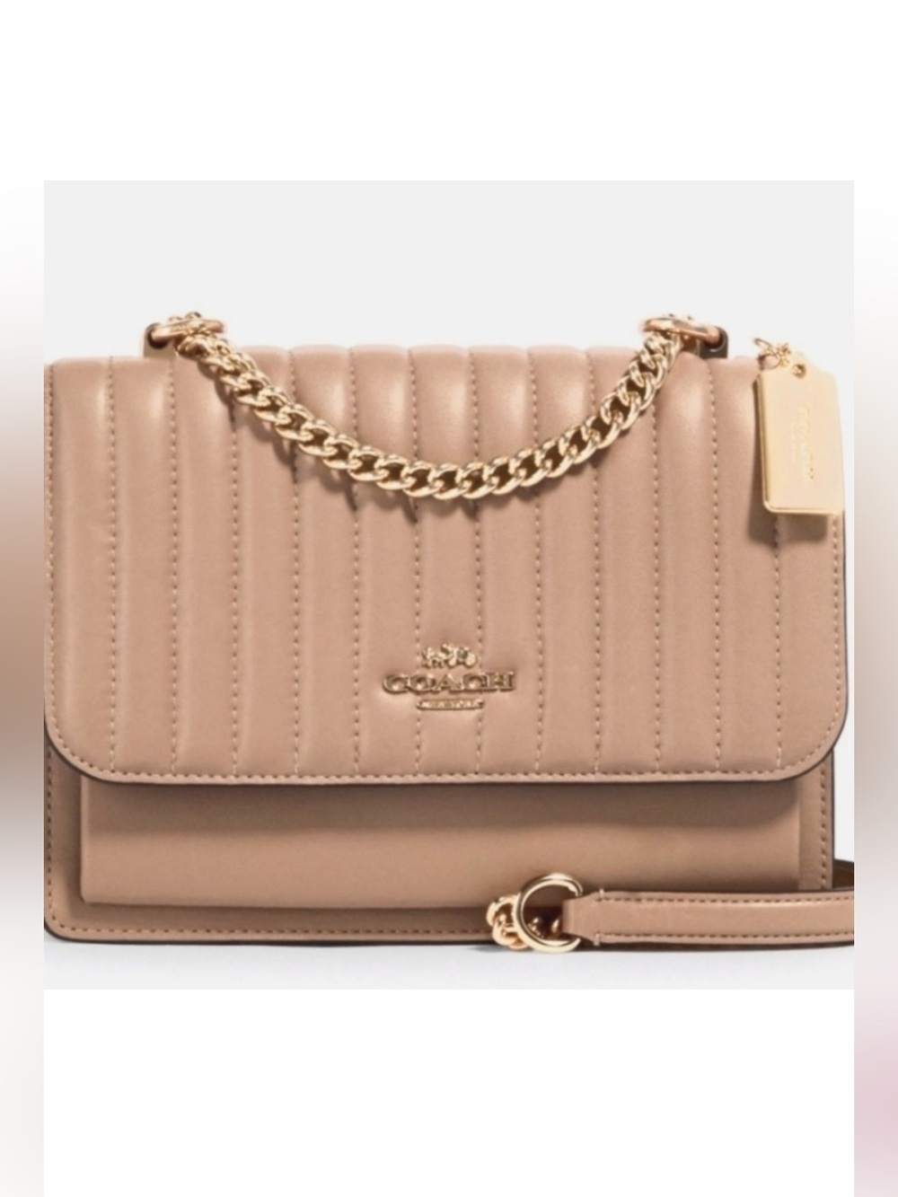 Coach Klare Linear Quilted Crossbody Bag w Napa Leather